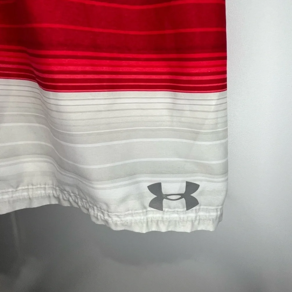 Under Armour Boys Medium Stars & Stripes Swim Shorts - Blue, Red, White